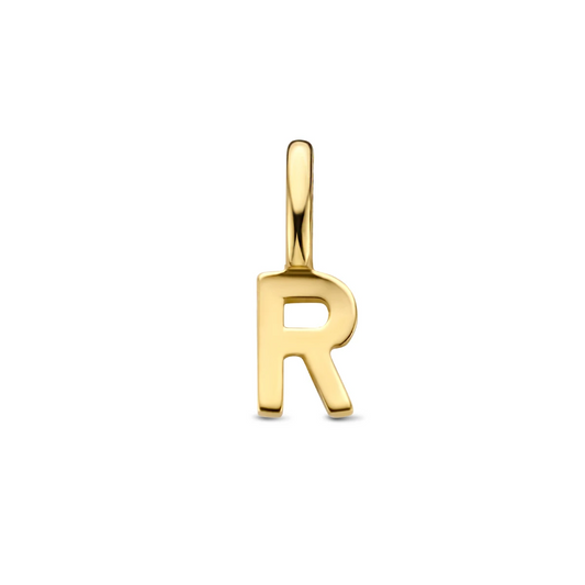 hanger letter 14K geelgoud