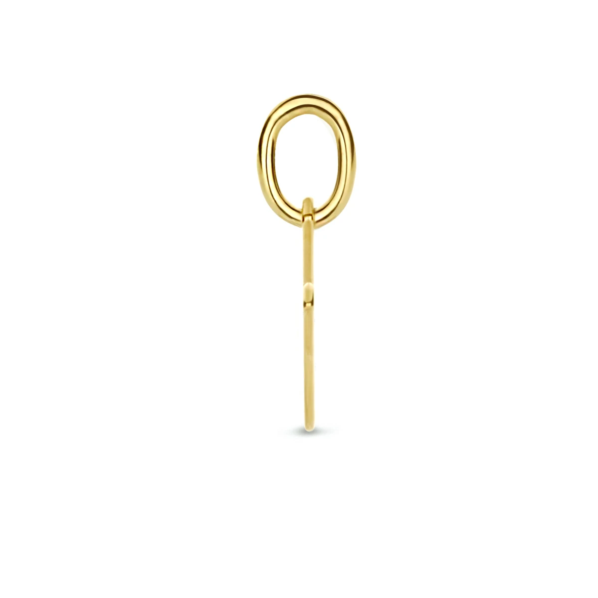 hanger letter 14K geelgoud