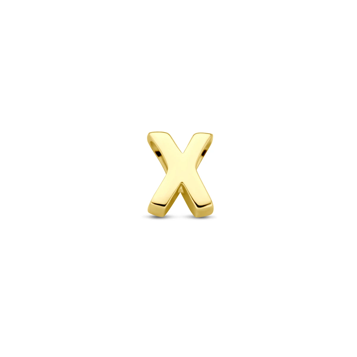 hanger letter 14K geelgoud