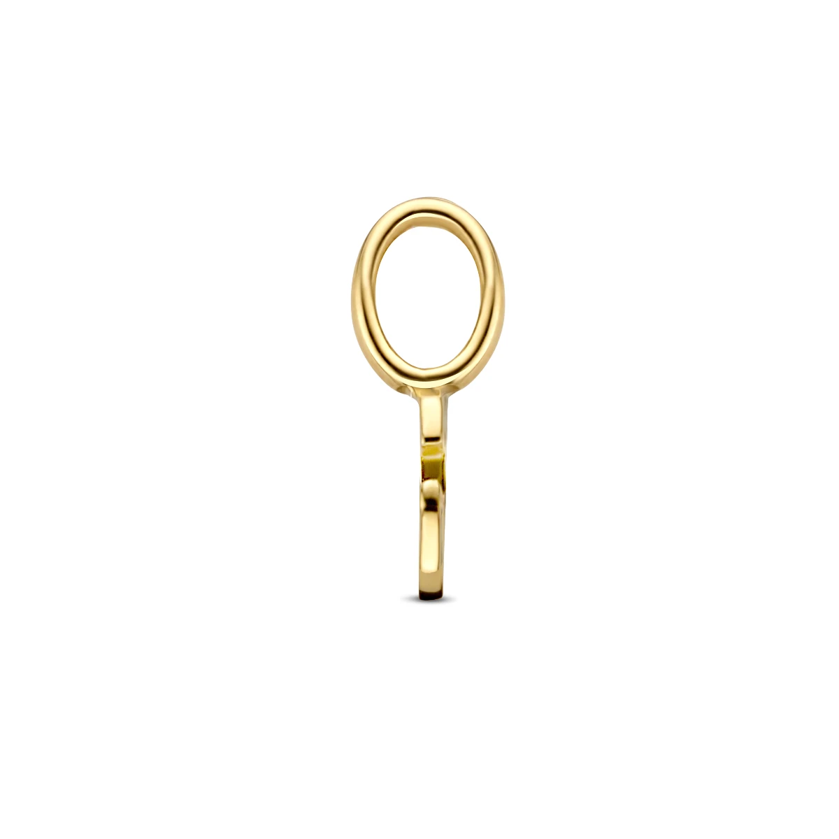 hanger letter 14K geelgoud