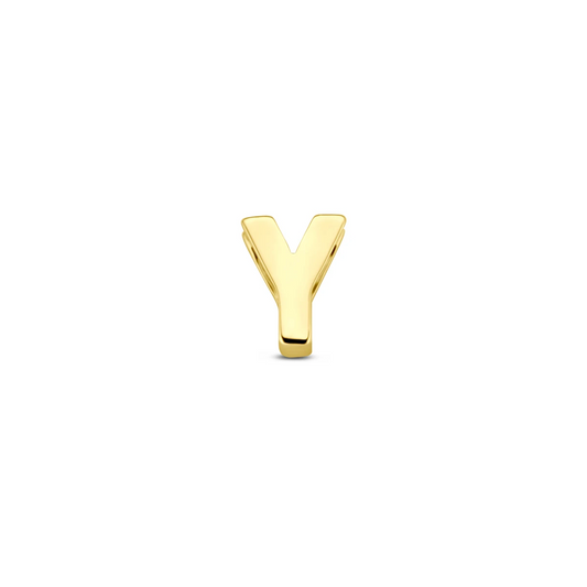 hanger letter 14K geelgoud