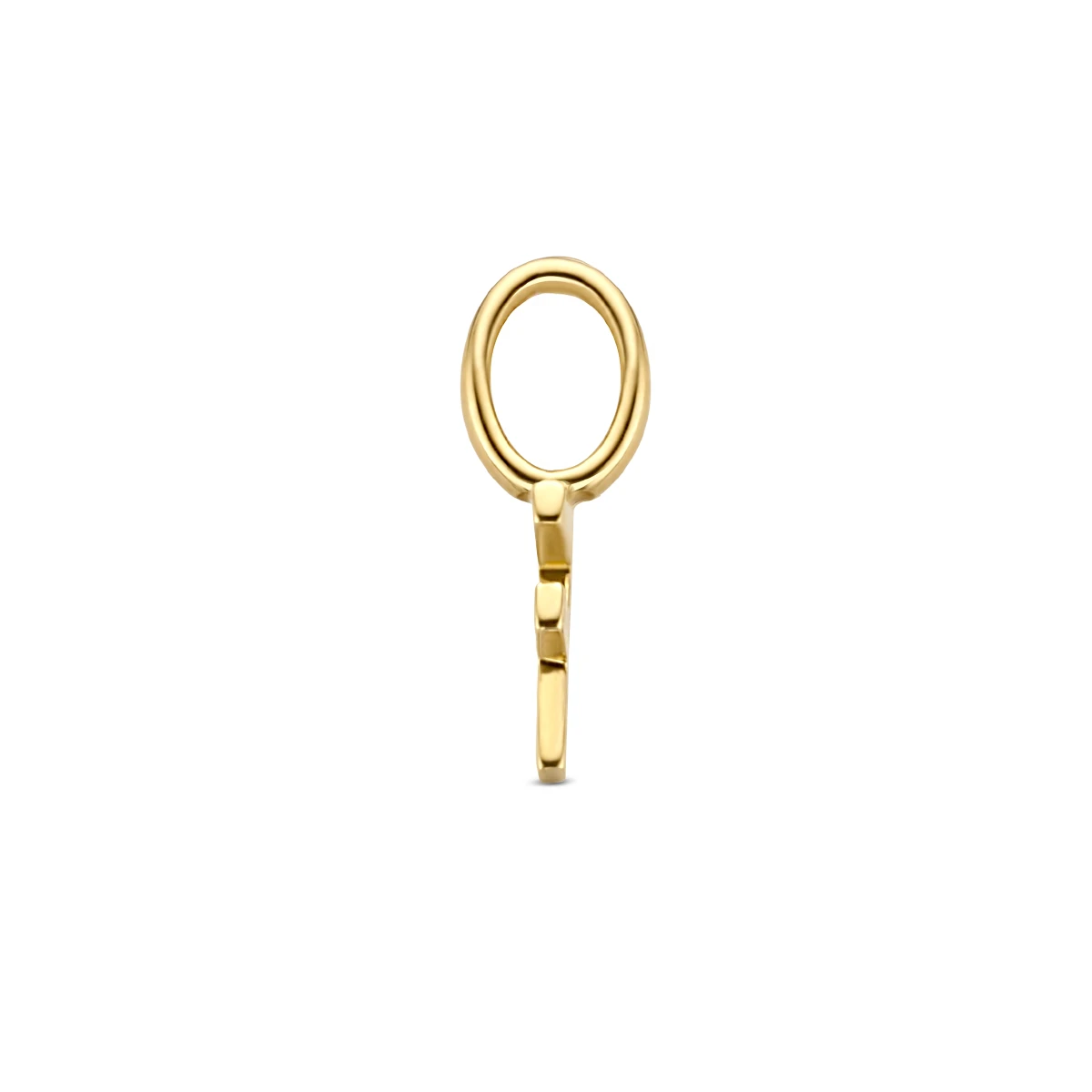 hanger letter 14K geelgoud