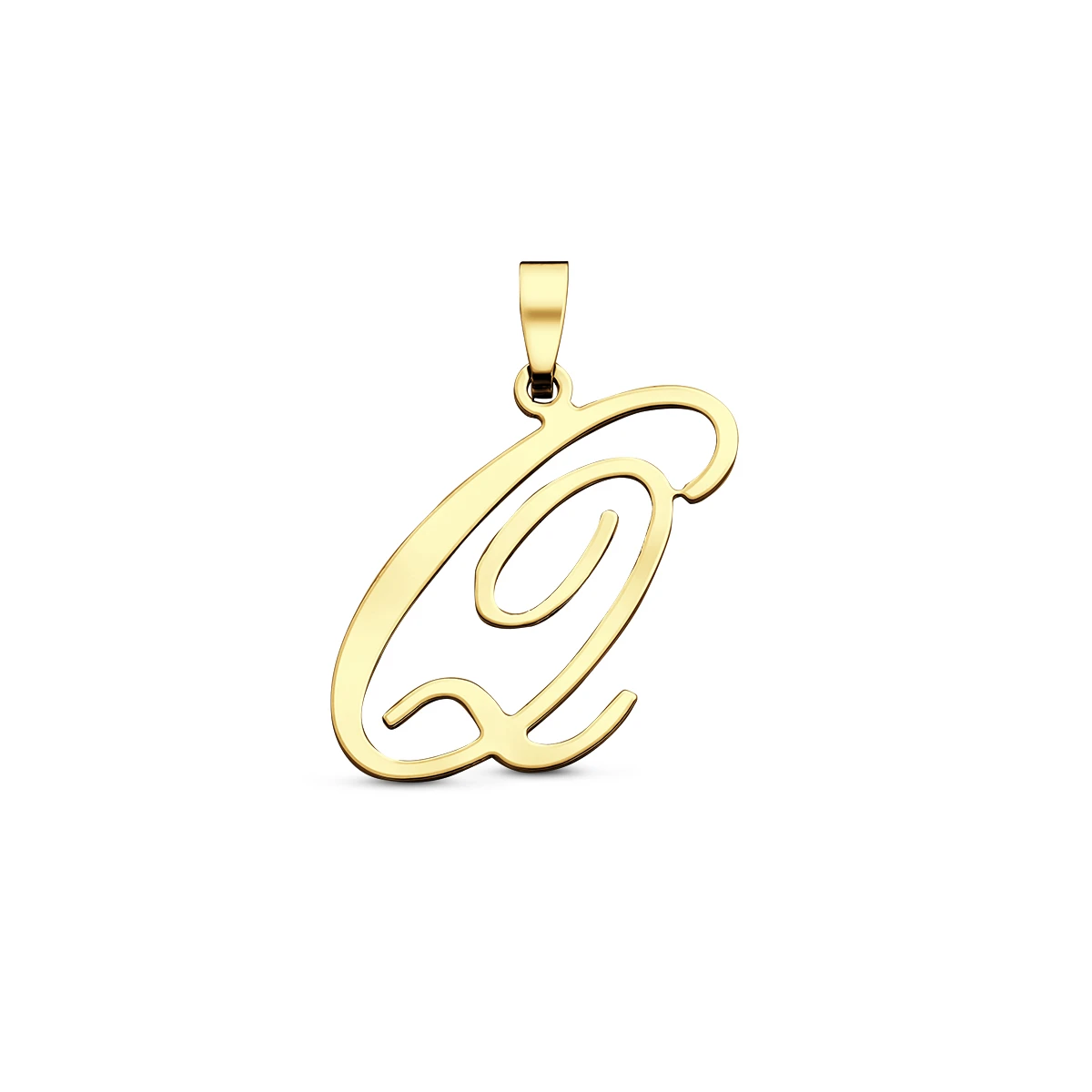 hanger letter 14K geelgoud
