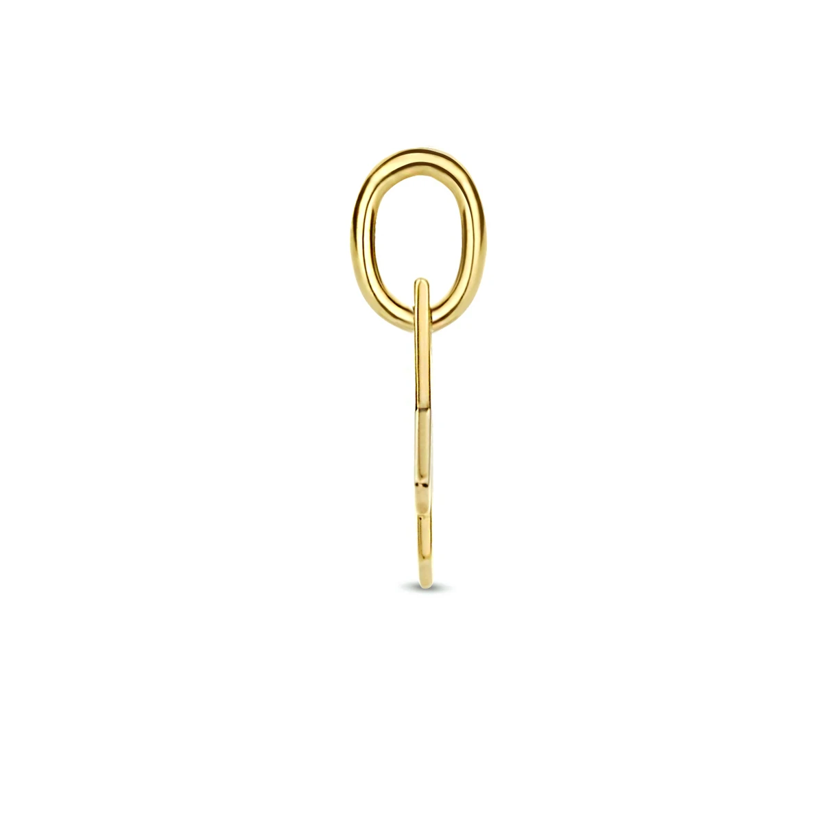hanger letter 14K geelgoud