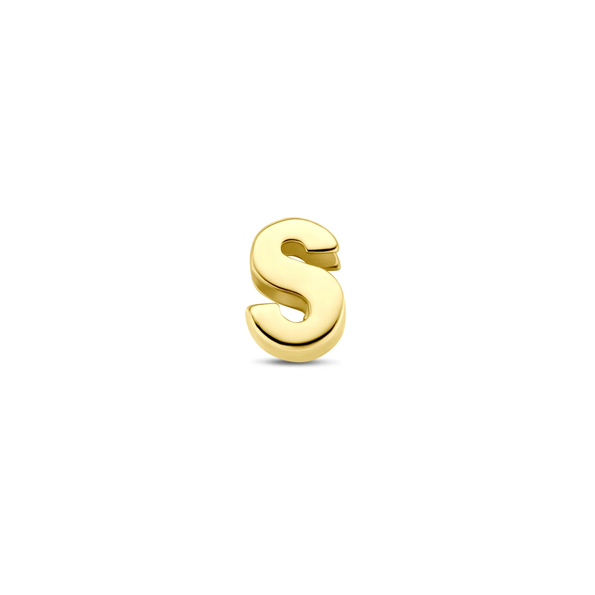 hanger letter 14K geelgoud