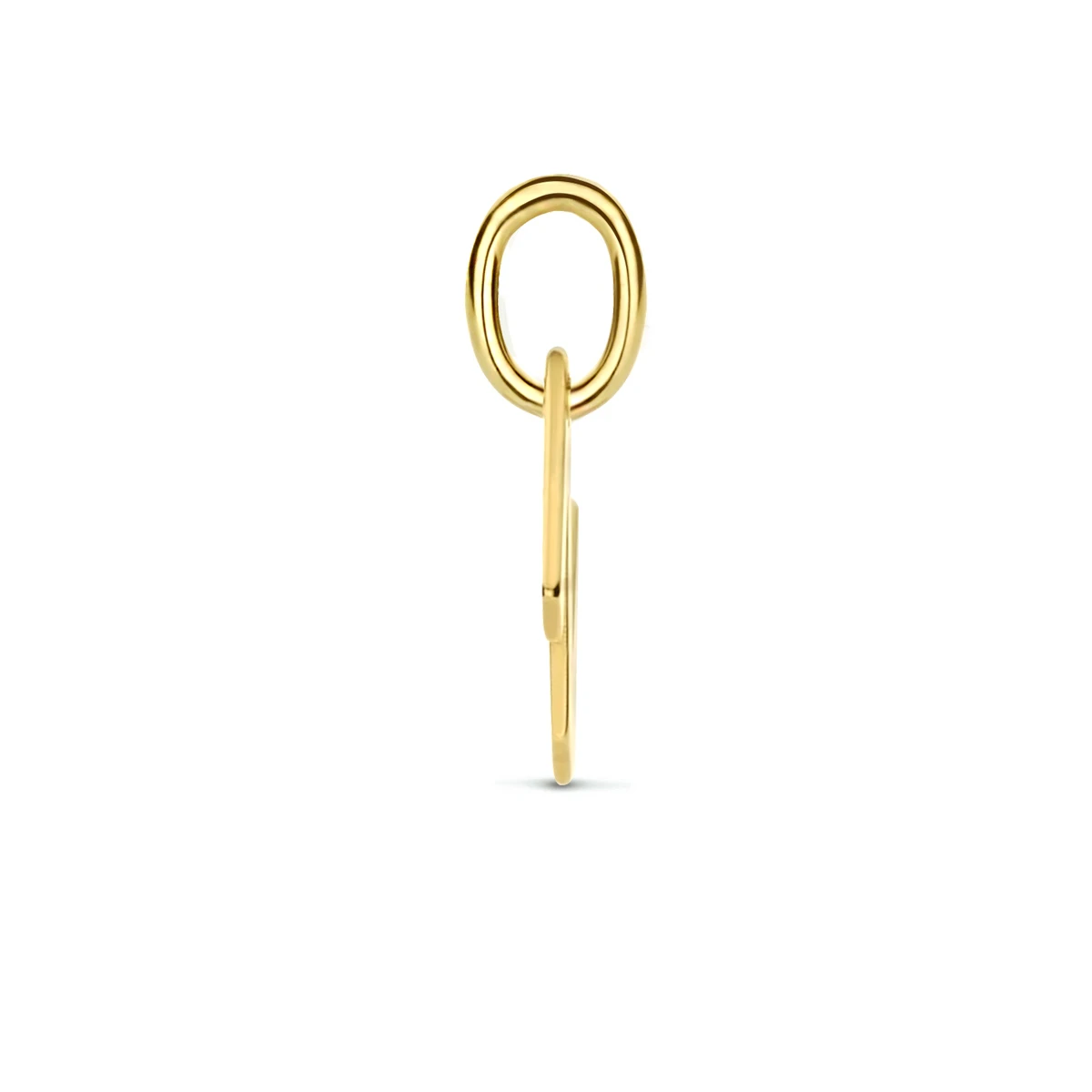 hanger letter 14K geelgoud