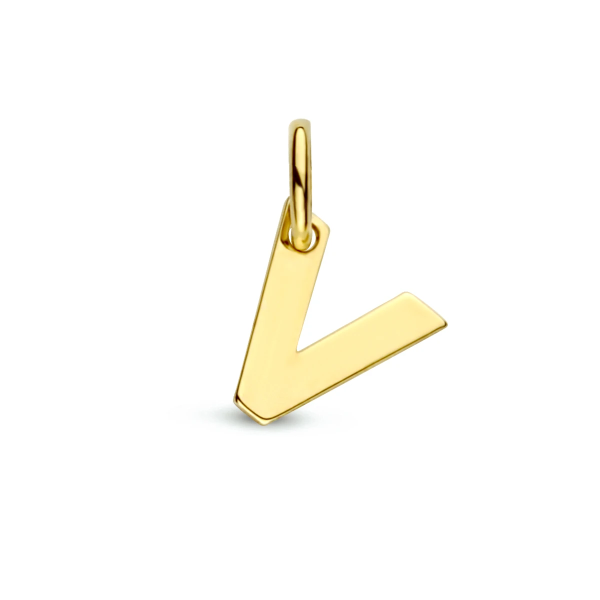 hanger letter 14K geelgoud