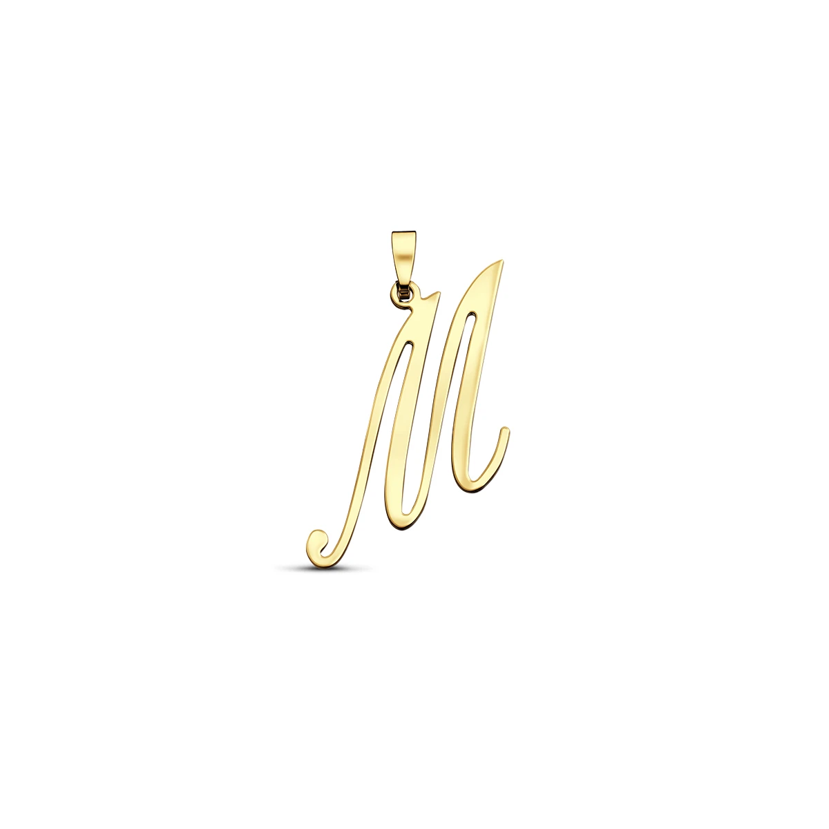 hanger letter 14K geelgoud