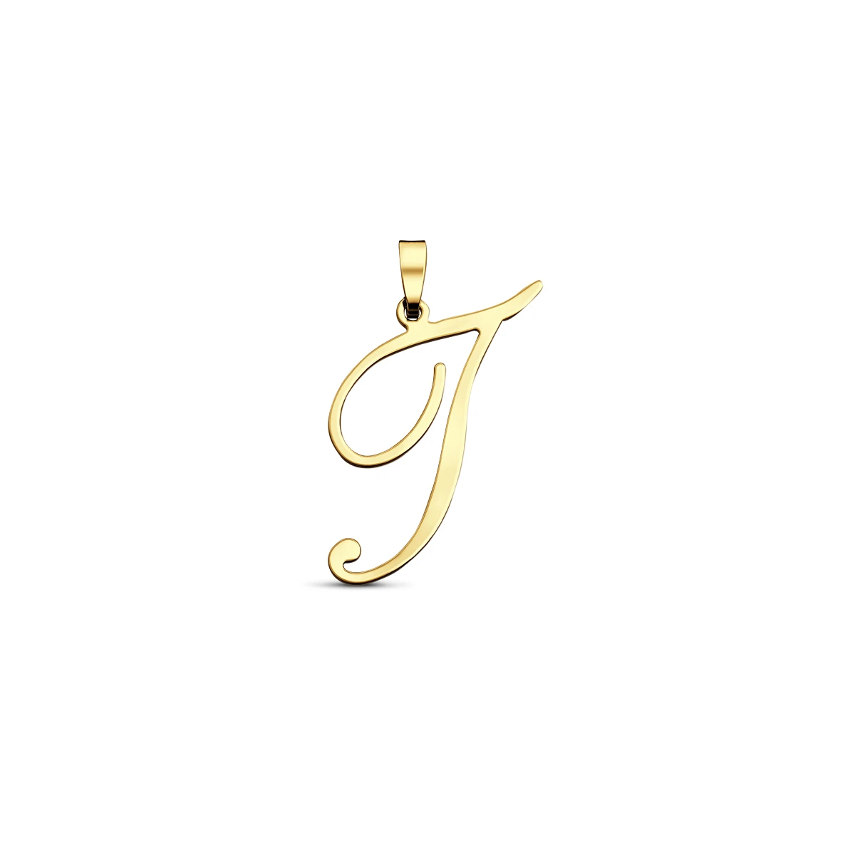 hanger letter 14K geelgoud