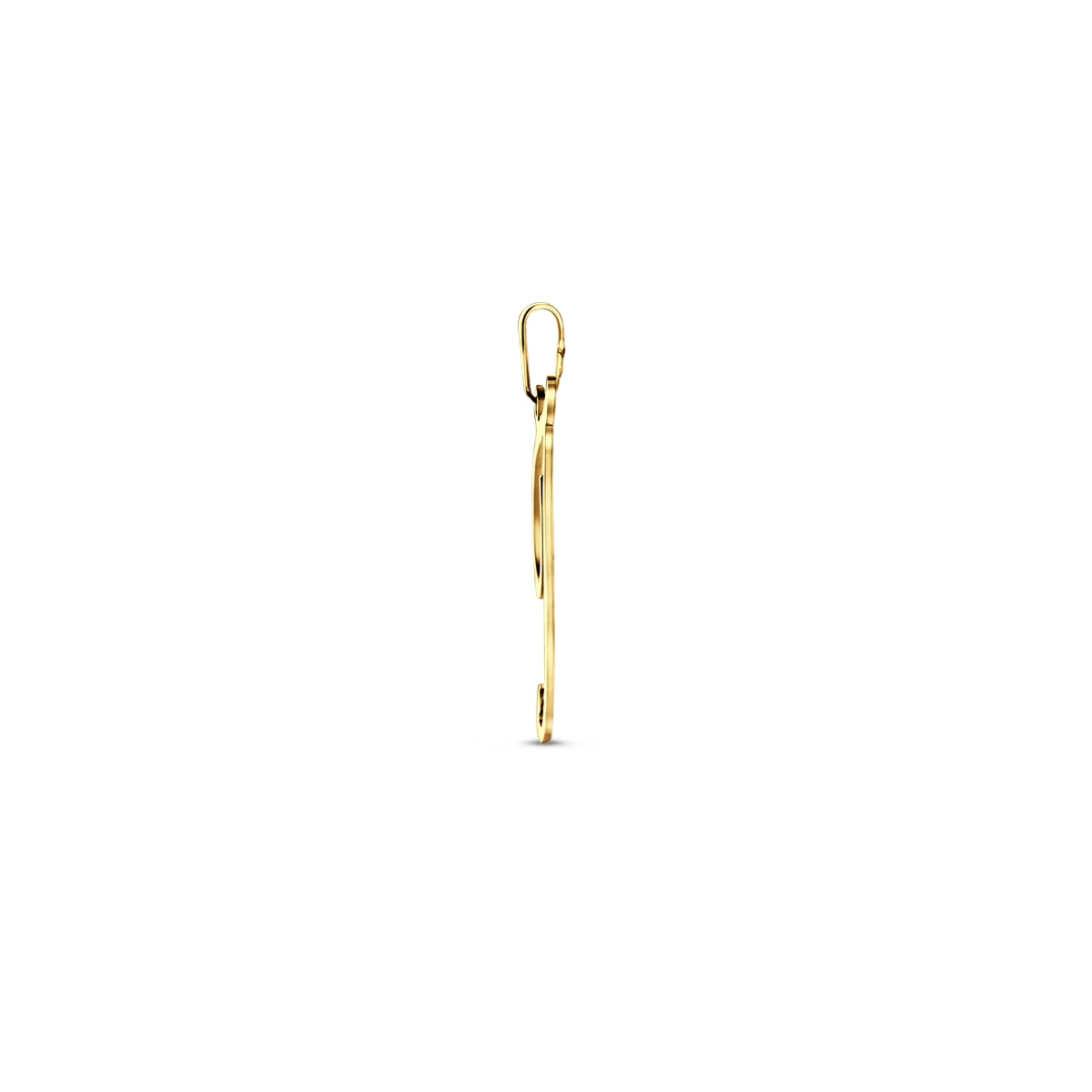 hanger letter 14K geelgoud