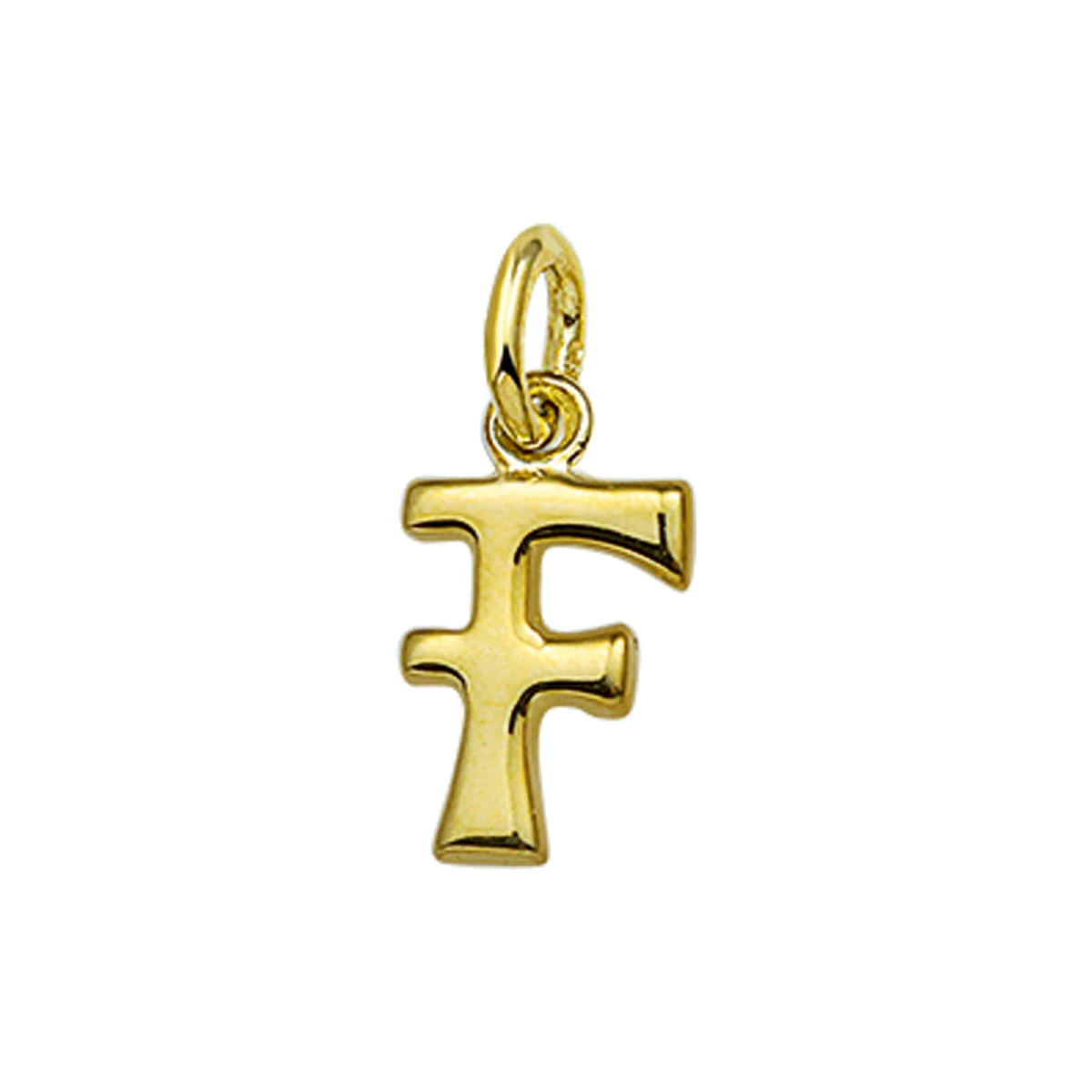 hanger letter 14K geelgoud