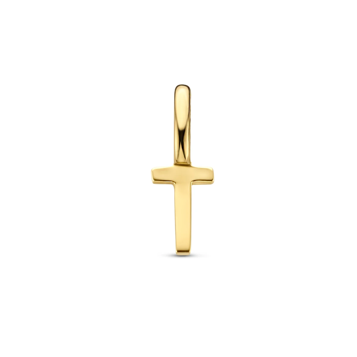 hanger letter 14K geelgoud