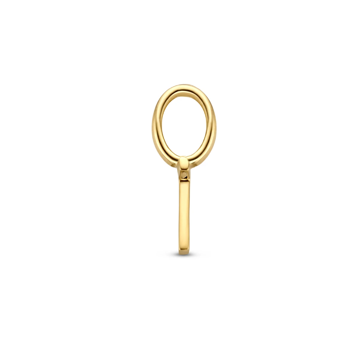 hanger letter 14K geelgoud