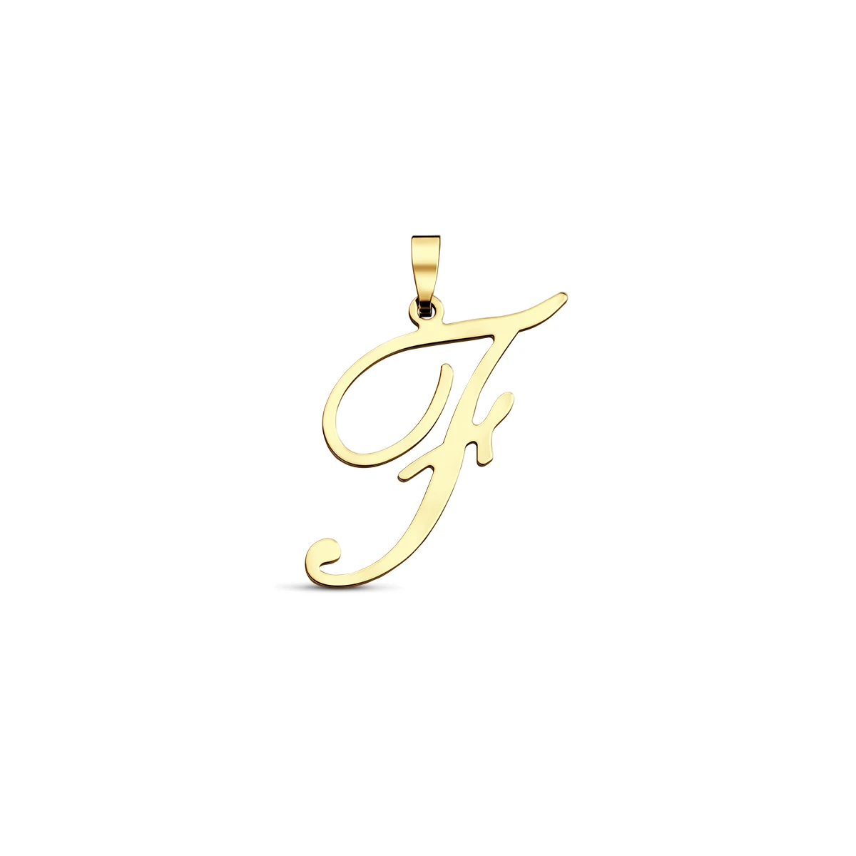 hanger letter 14K geelgoud