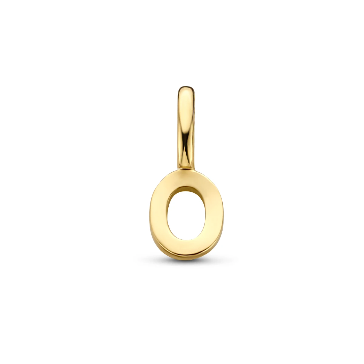 hanger letter 14K geelgoud