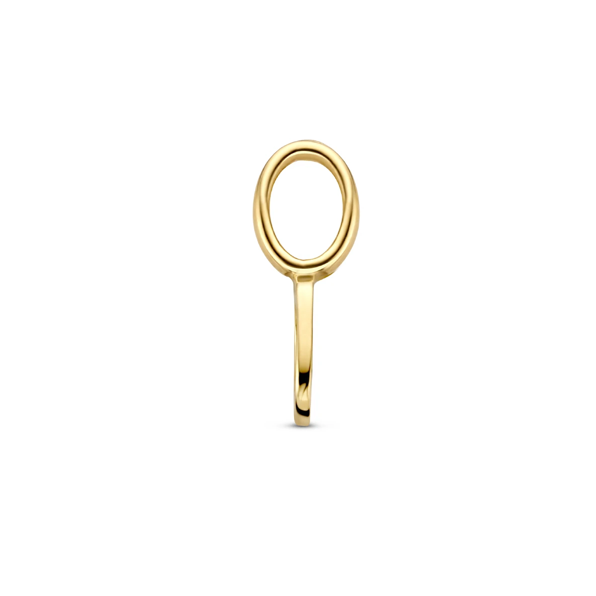 hanger letter 14K geelgoud