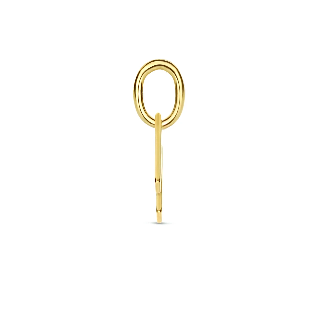 hanger letter 14K geelgoud
