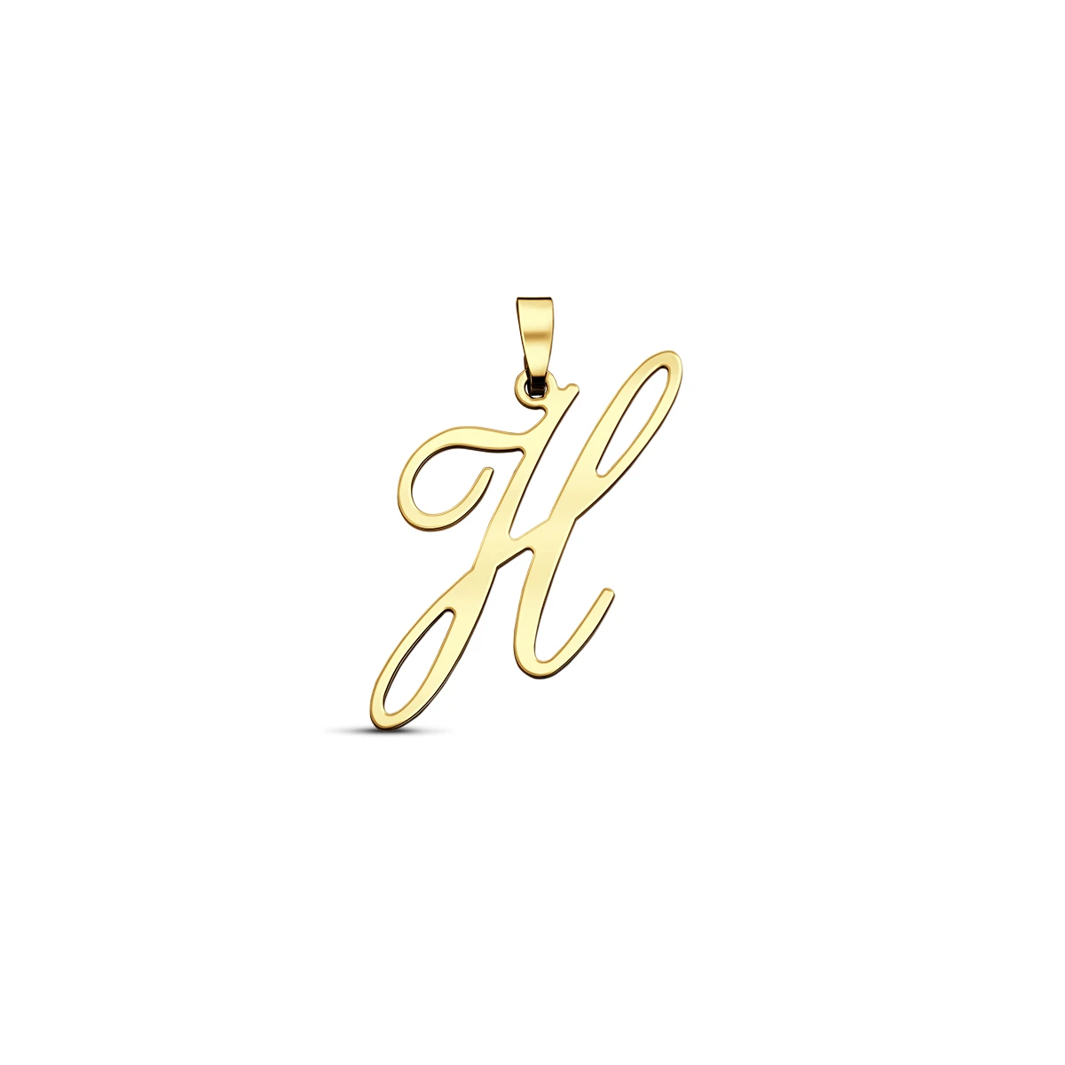 hanger letter 14K geelgoud
