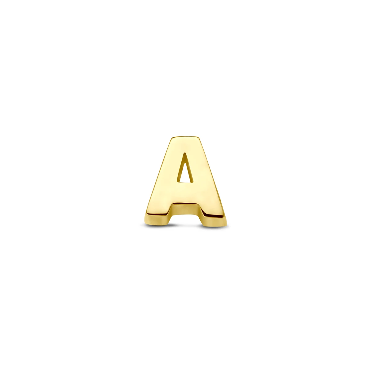 hanger letter 14K geelgoud