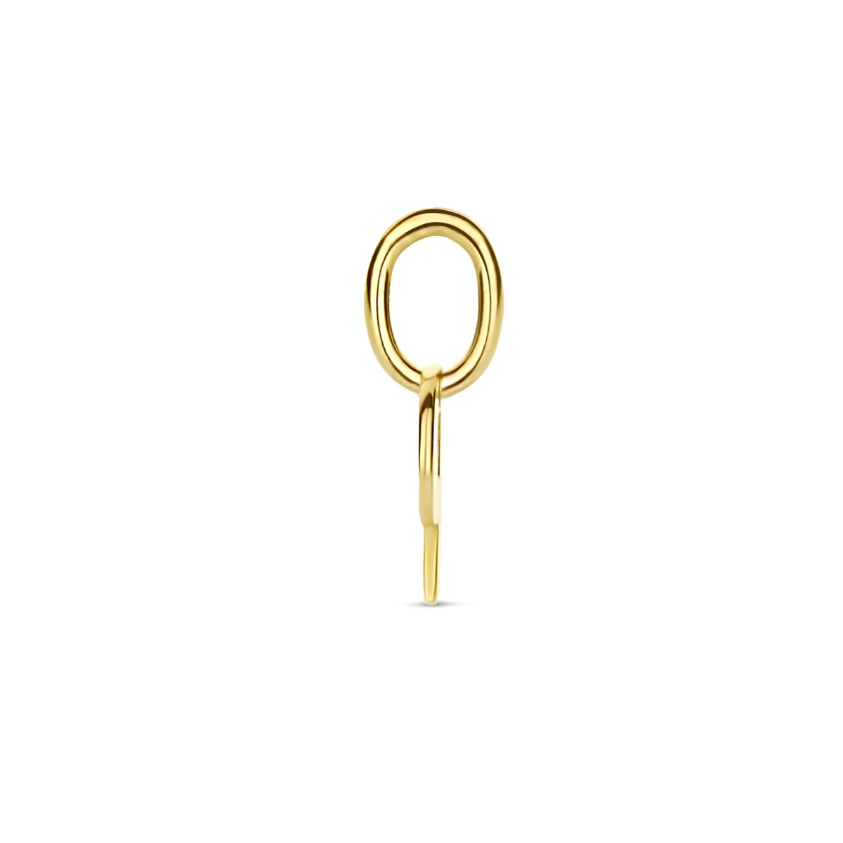 hanger letter 14K geelgoud