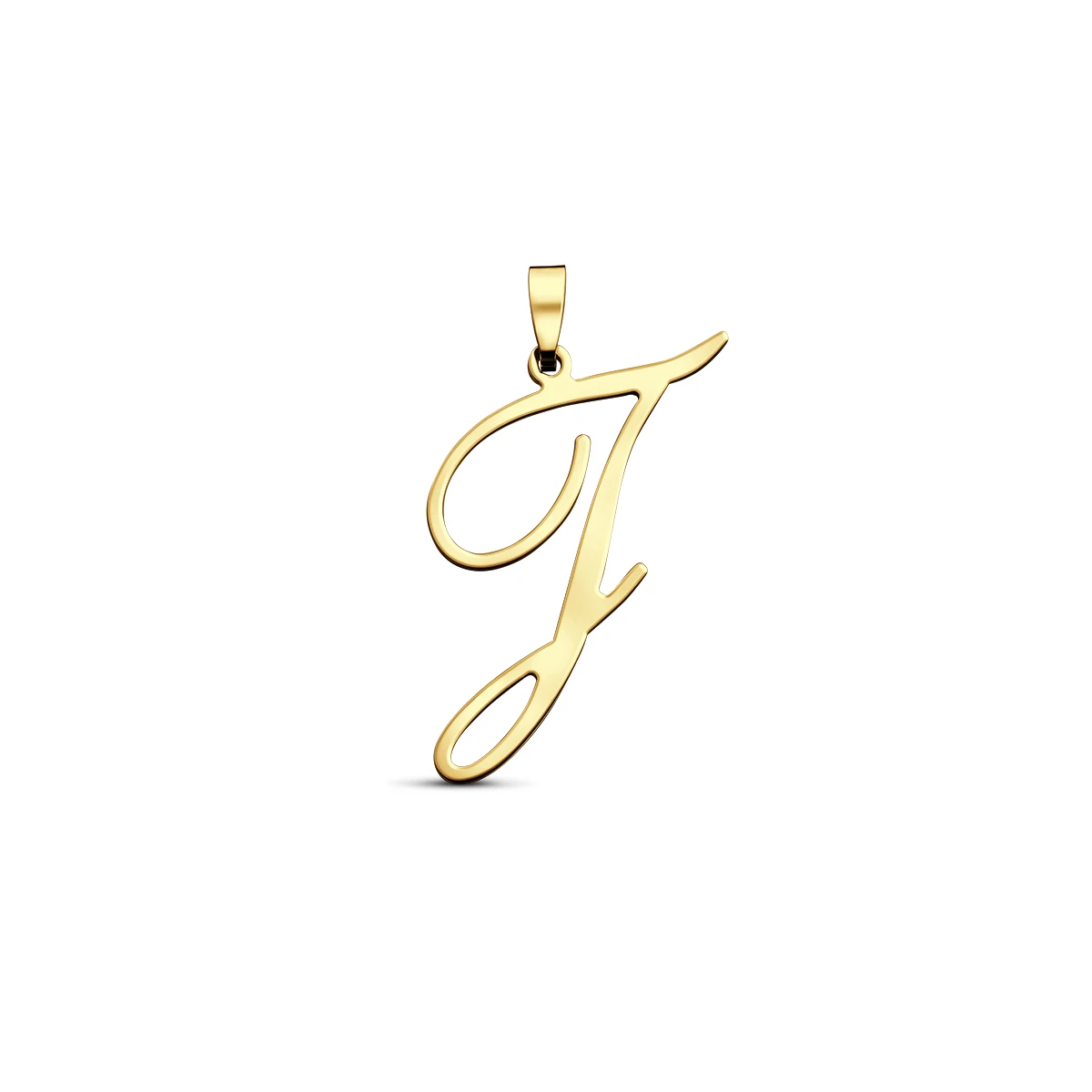 hanger letter 14K geelgoud