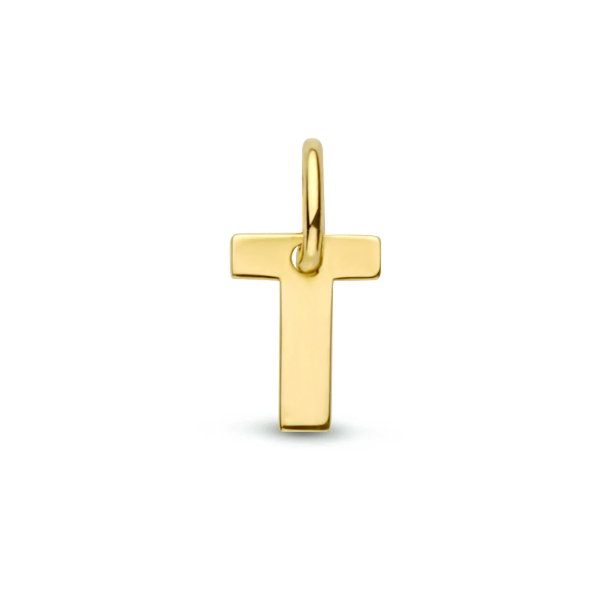 hanger letter 14K geelgoud