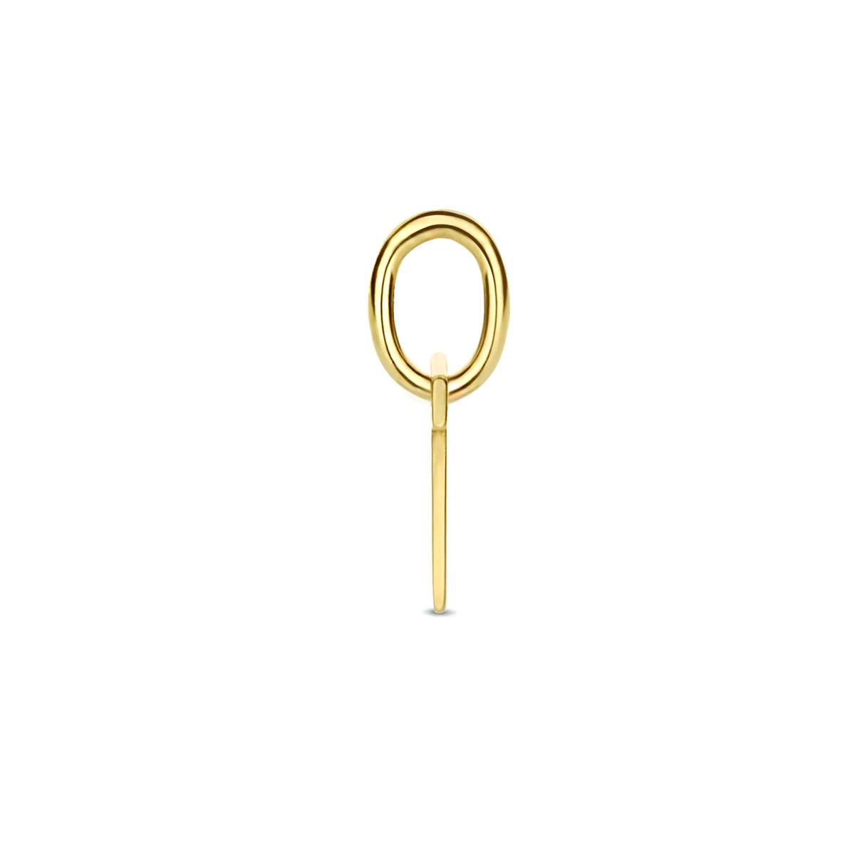 hanger letter 14K geelgoud