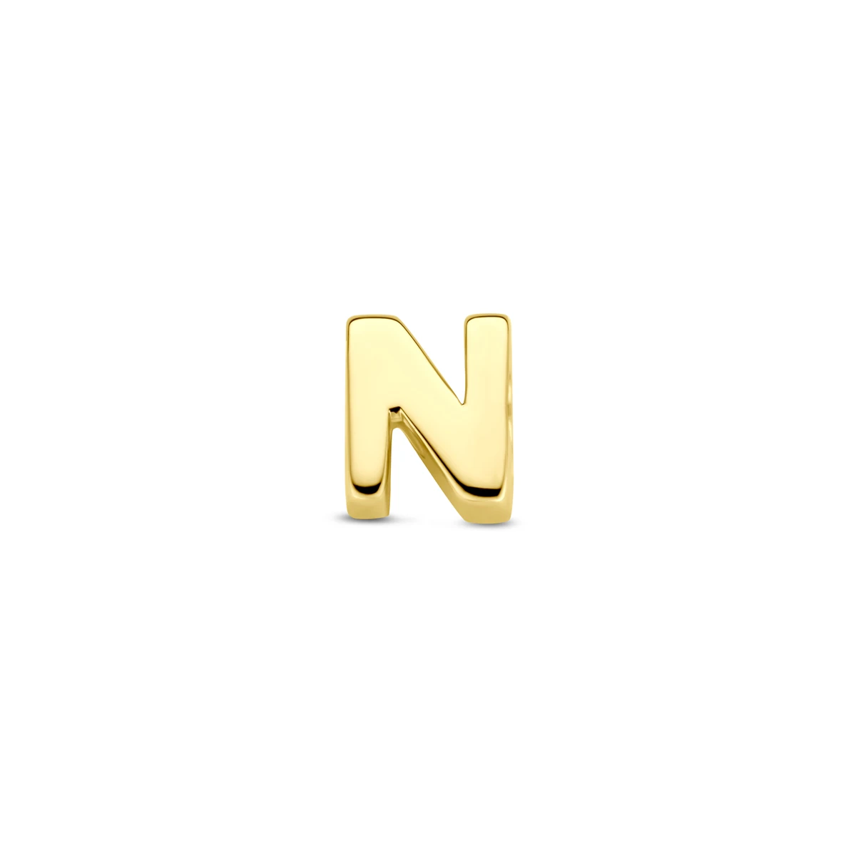hanger letter 14K geelgoud