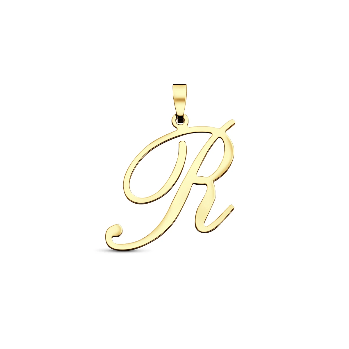 hanger letter 14K geelgoud