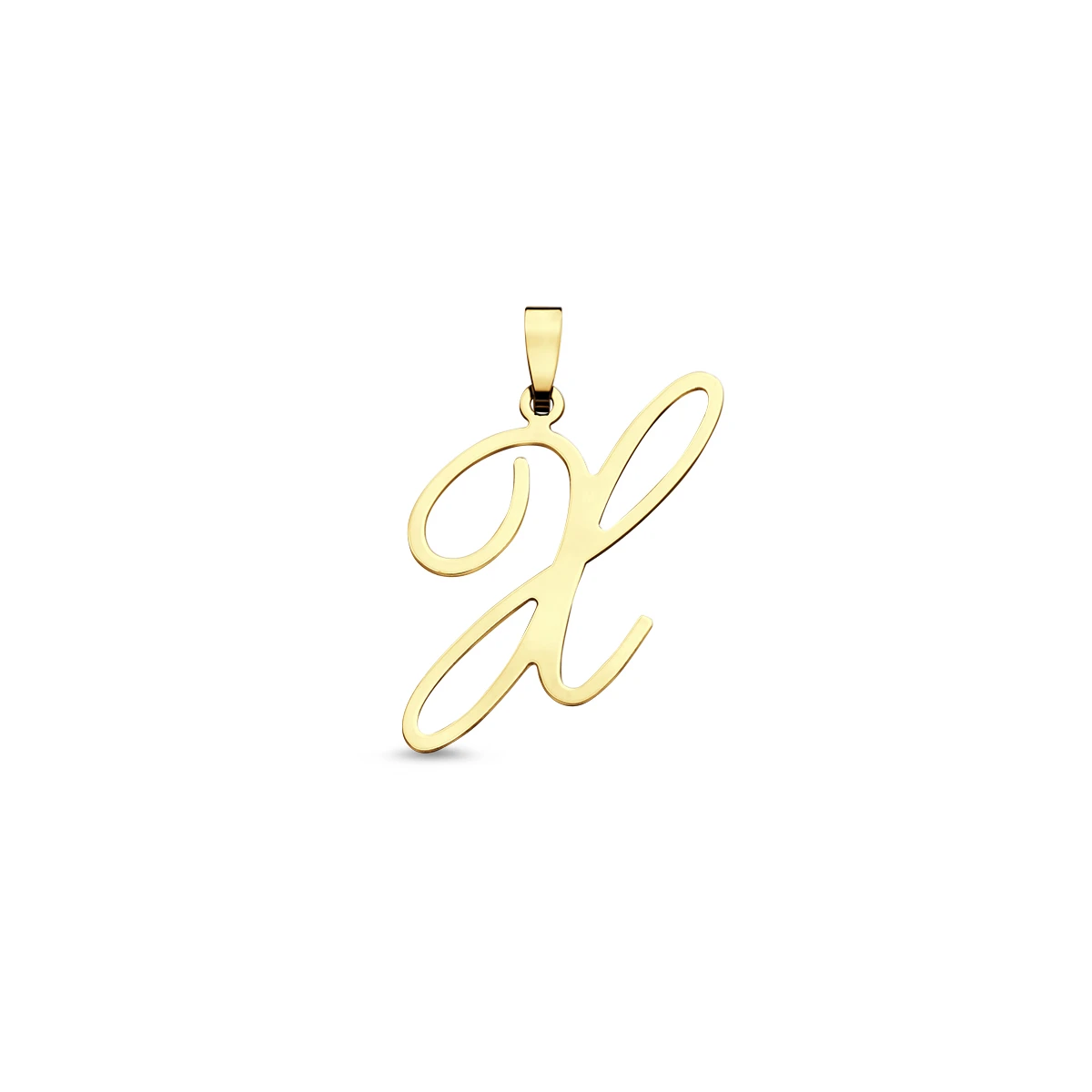 hanger letter 14K geelgoud