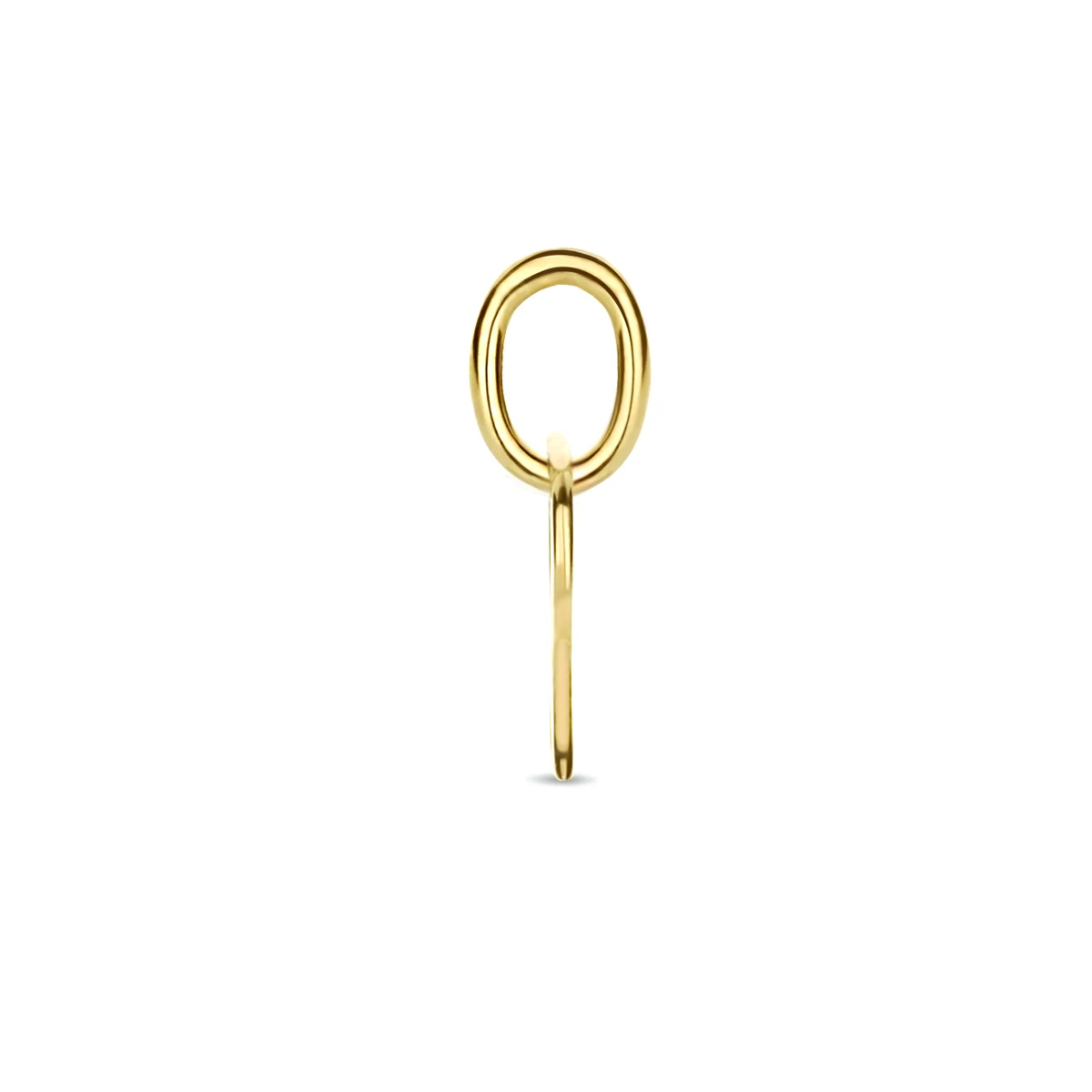 hanger letter 14K geelgoud