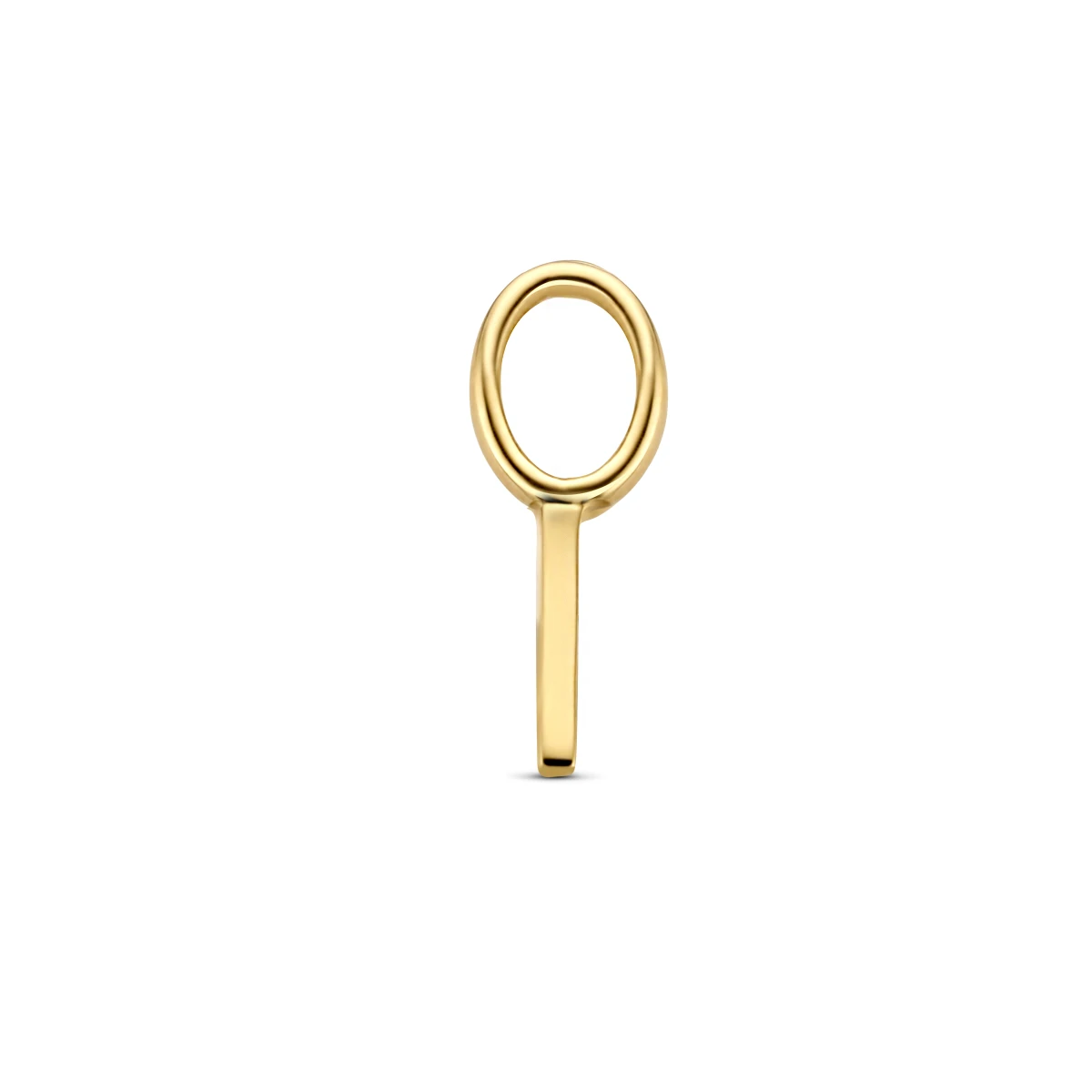 hanger letter 14K geelgoud