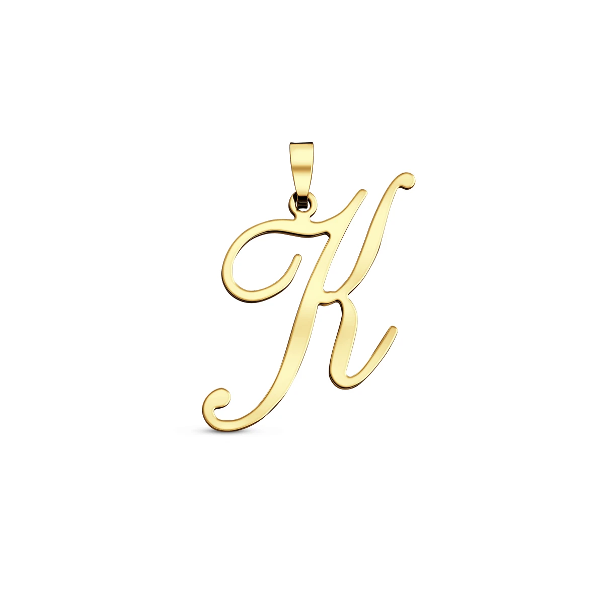 hanger letter 14K geelgoud