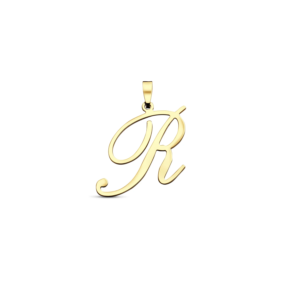hanger letter 14K geelgoud