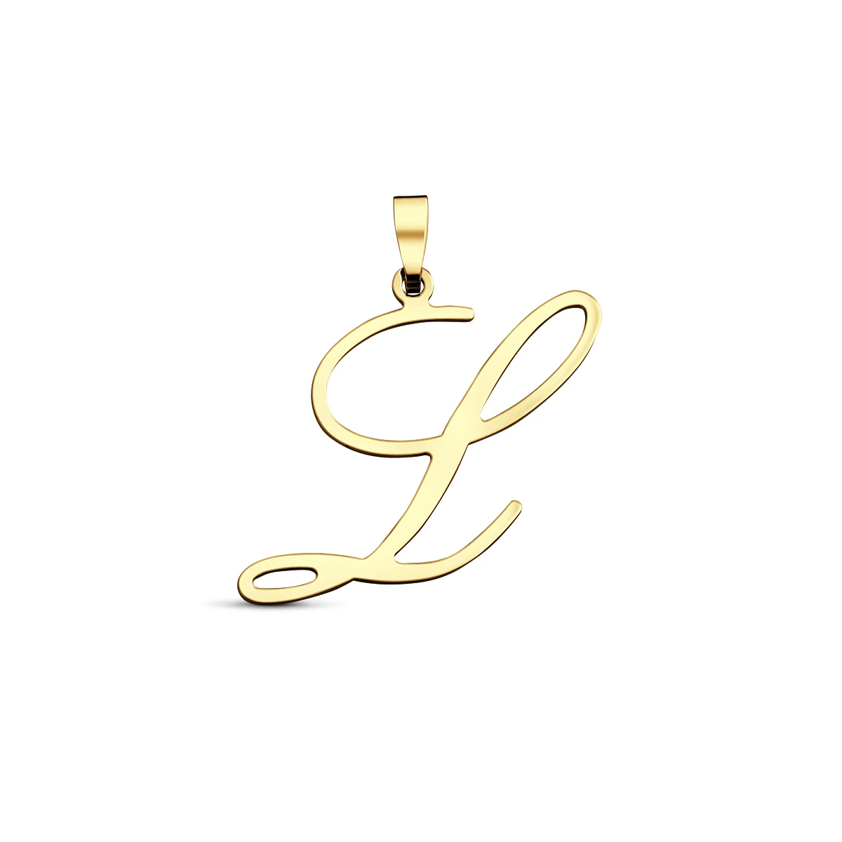 hanger letter 14K geelgoud