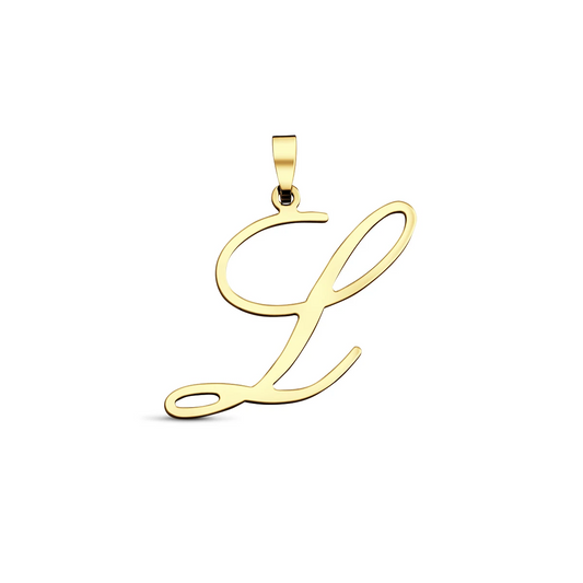 hanger letter 14K geelgoud