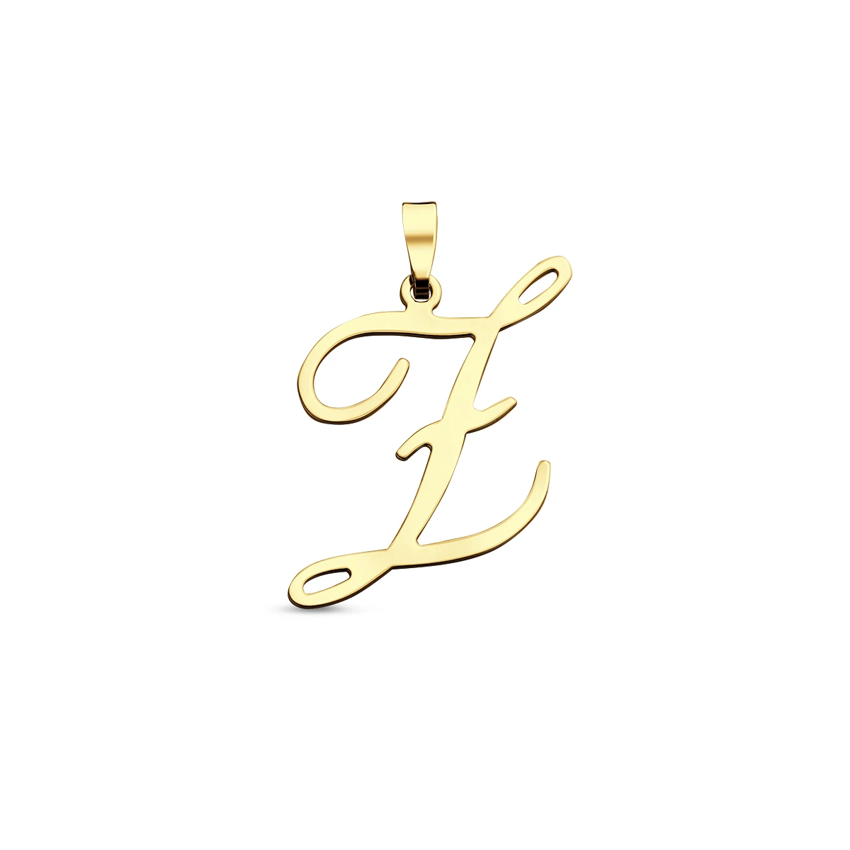 hanger letter 14K geelgoud