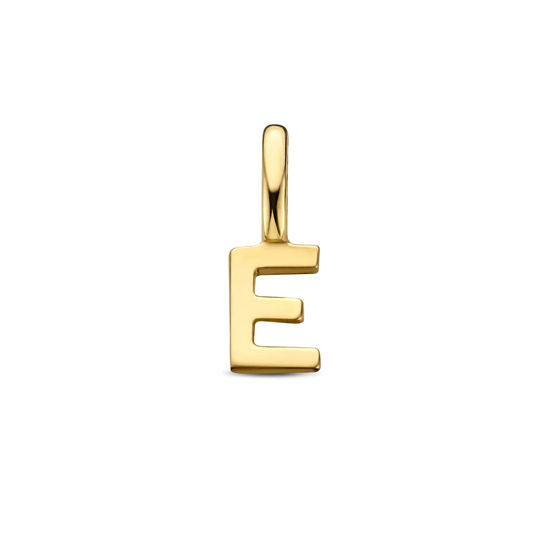 hanger letter 14K geelgoud