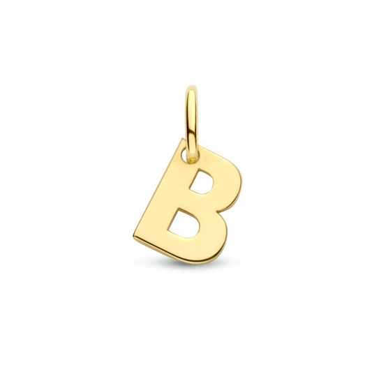hanger letter 14K geelgoud