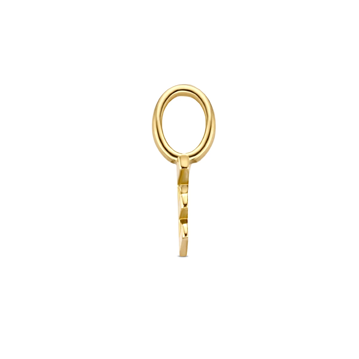 hanger letter 14K geelgoud
