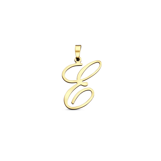 hanger letter 14K geelgoud