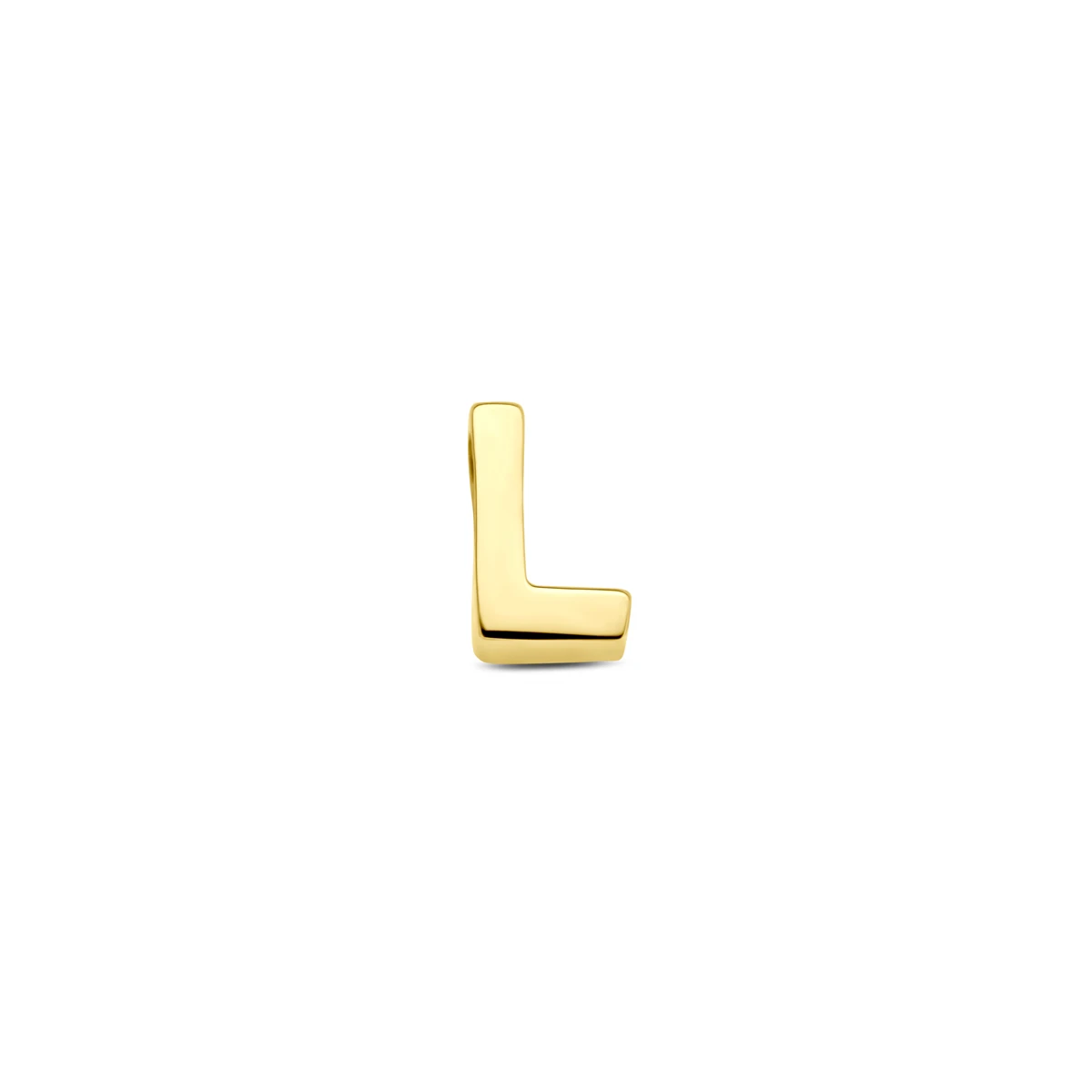 hanger letter 14K geelgoud
