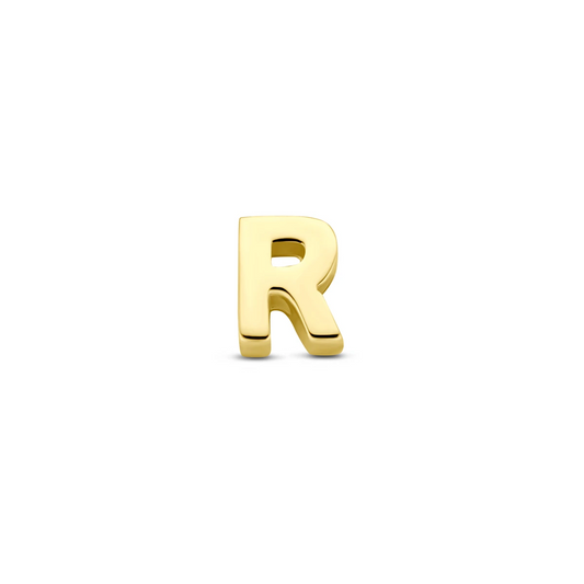 hanger letter 14K geelgoud