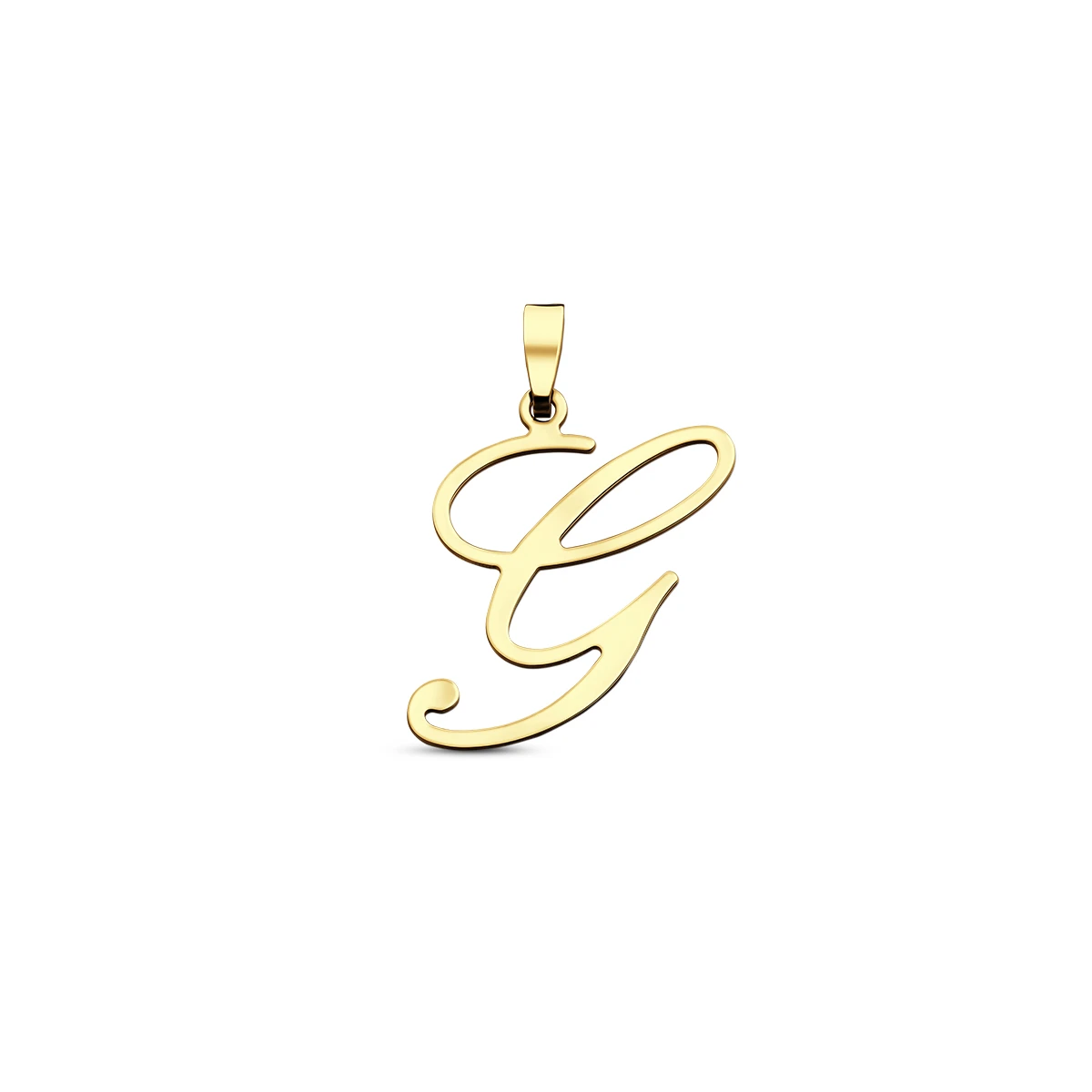 hanger letter 14K geelgoud