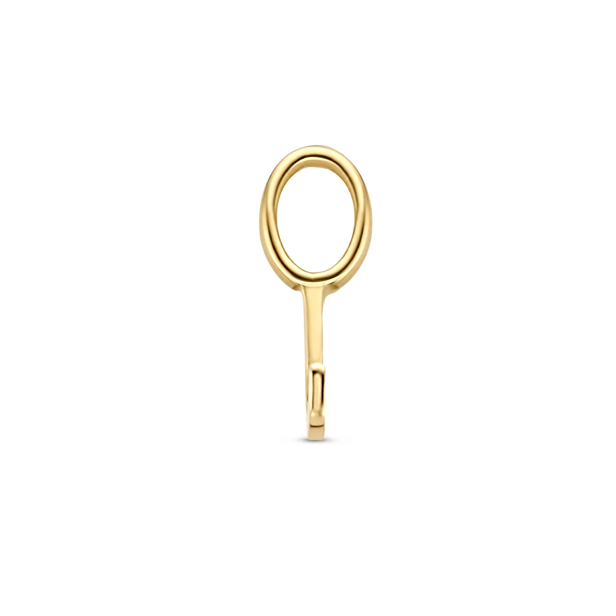 hanger letter 14K geelgoud
