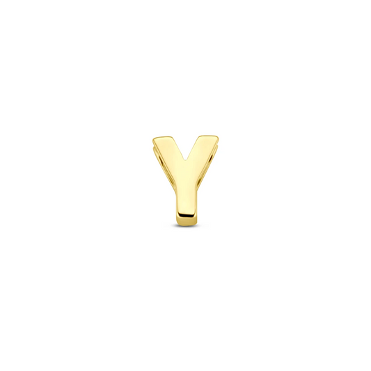 hanger letter 14K geelgoud