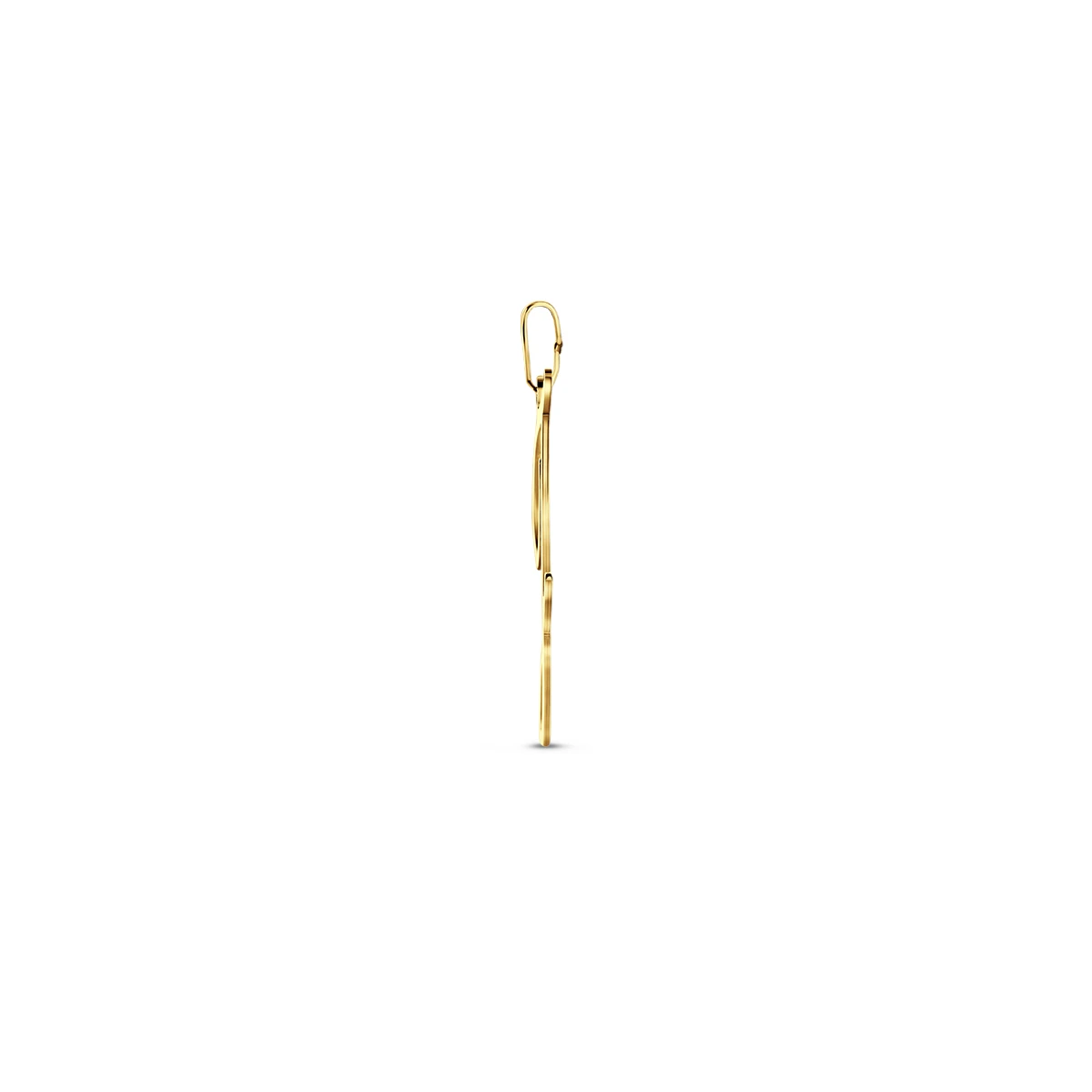 hanger letter 14K geelgoud