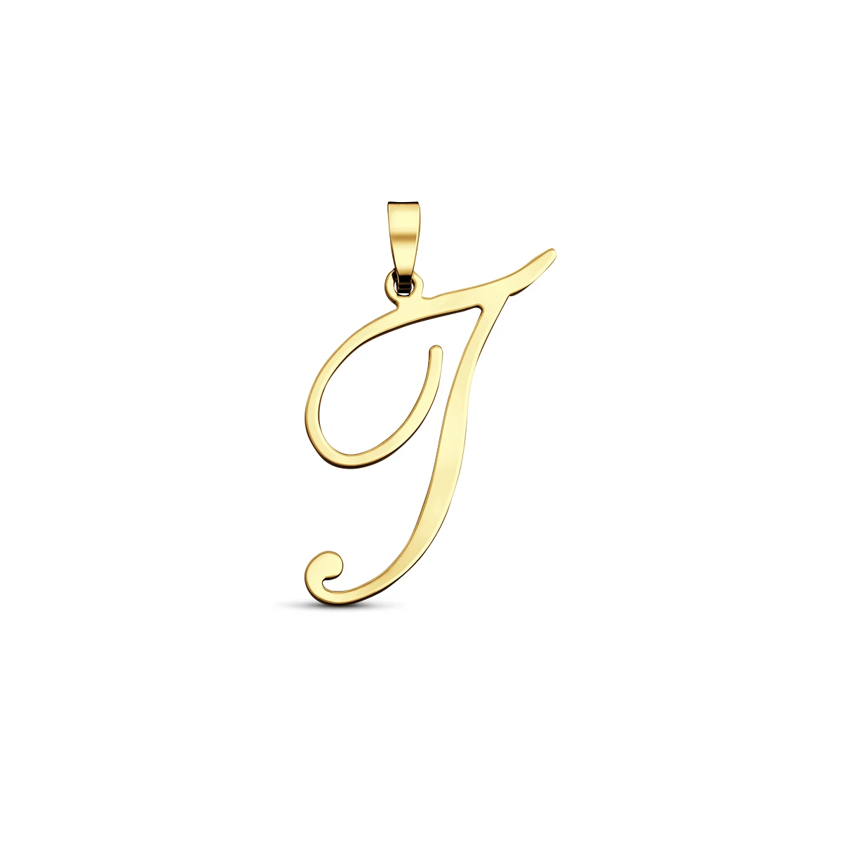 hanger letter 14K geelgoud