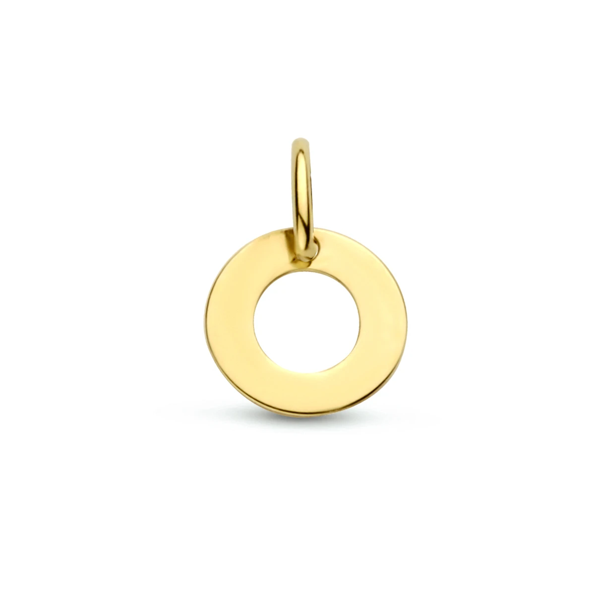 hanger letter 14K geelgoud
