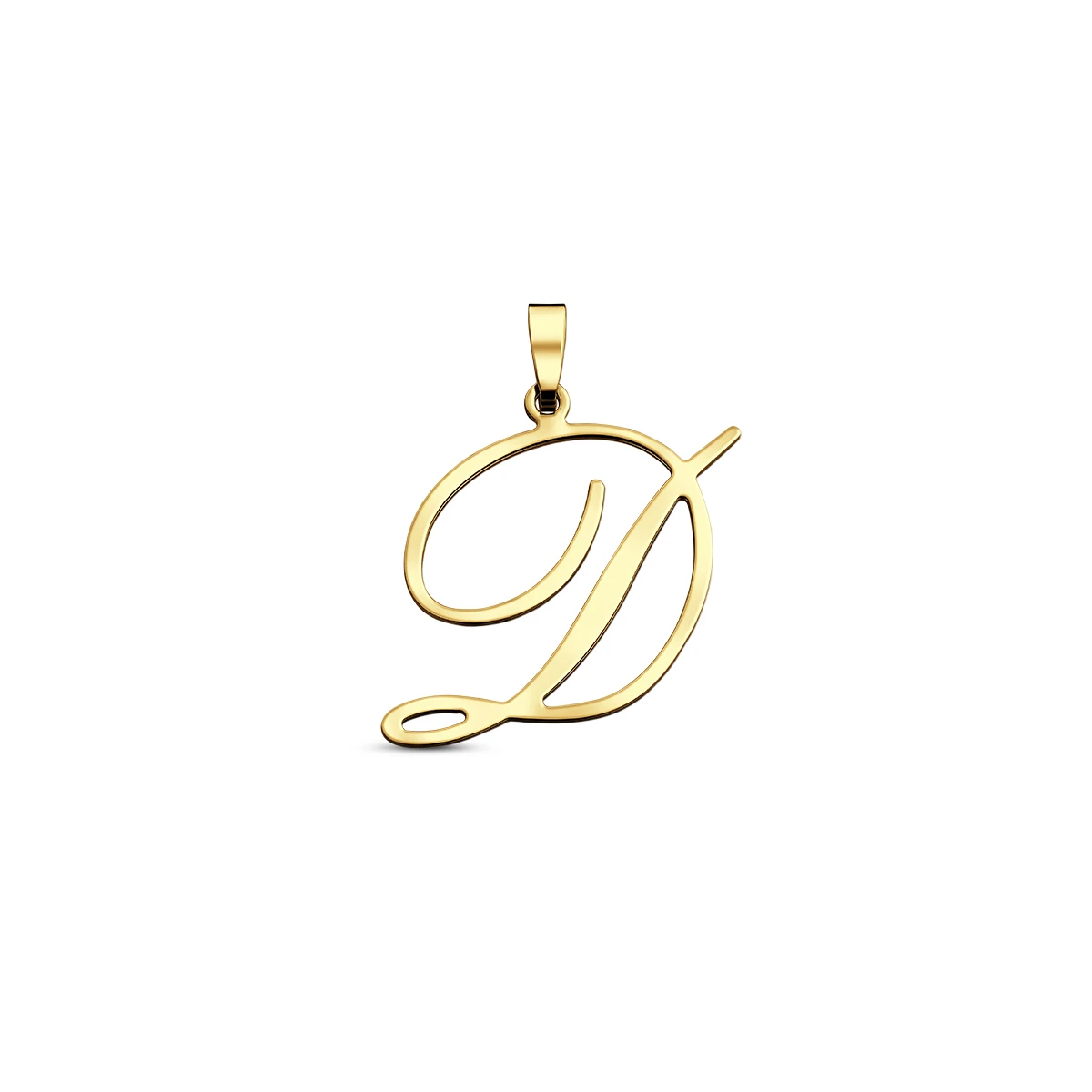 hanger letter 14K geelgoud